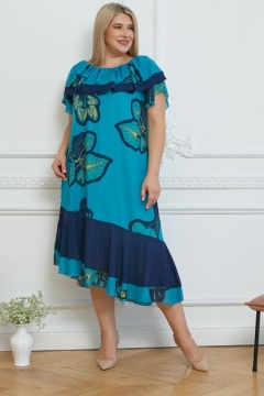 Платье "Luxury Plus" 1267 (Бирюзовый)