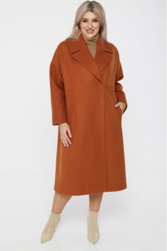 Пальто "Luxury Plus" 1177 (Оранжевый)
