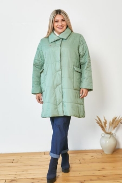 Пальто "Luxury Plus" 1170 (Зеленый)