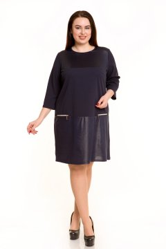 Платье 540 (Темно-синий)
