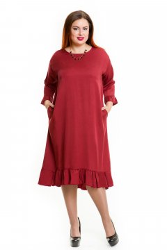 Платье 636 (Красный)