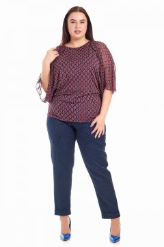 Брюки 757 (Темно-синий)