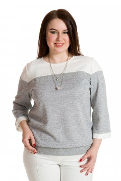 Блузка 695 (Серый)