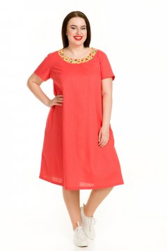 Платье 729 (Красный)