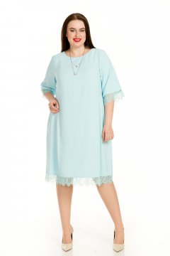 Платье 714 (Голубой)