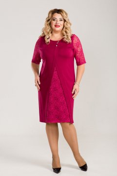 Платье 789 (Темно-розовый)