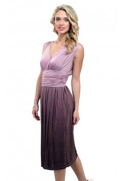 Платье "СКС" 3038 (Переливы дымчато-розовые)