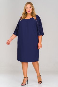 Платье 1517202 (Темно-синий)