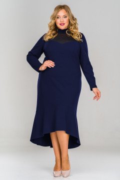 Платье 1516602 (Темно-синий)