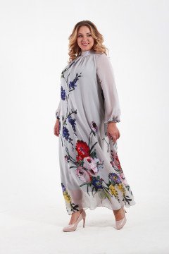 Платье 110203 (Серый)