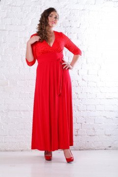 Платье 066803 (Красный)