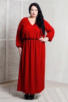 Платье 054802 (Красный)