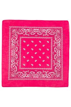 Платок текстильный ярко-розовый хлопок