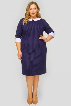 Платье "ЛаТэ" 1812506 (Темно-синий)