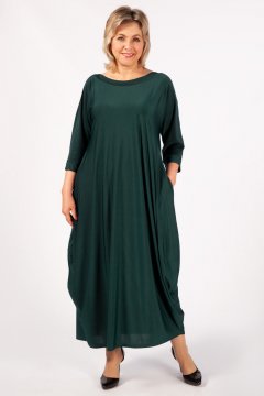 Платье "Эвита" (Темно-зеленый)