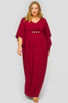 Платье "ЛаТэ" 1823805 (Бордовый)