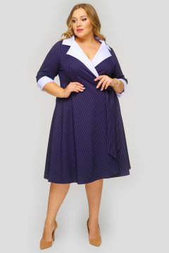 Платье "ЛаТэ" 180304 (Темно-синий)