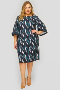 Платье "ЛаТэ" 1813011 (Мультиколор)