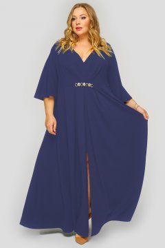 Платье "ЛаТэ" 1824002 (Темно-синий)