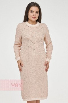 Платье женское 182-2378 (Нежный персик/пудра)
