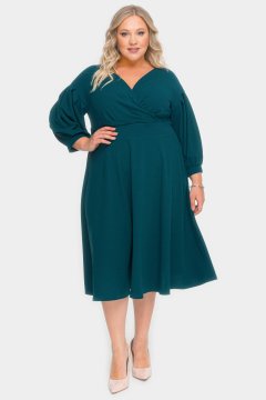 Платье "ЛаТэ" 1924804 (Изумрудный)