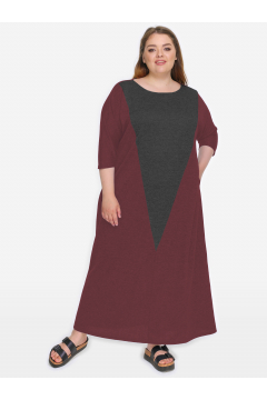 Платье "ЛаТэ" 2022207 (Бордовый)