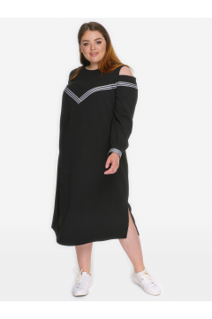 Платье "ЛаТэ" 2027501 (Черный)