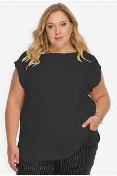 Блуза "ЛаТэ" 2027602 (Черный)