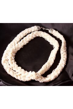 Бусы белые "Про нежность "(Бисер)