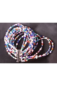 Браслет разноцветный "Разноцветный поцелуй" (Бисер)