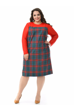 Платье "ЛаТэ" 2128601 (Мультиколор)