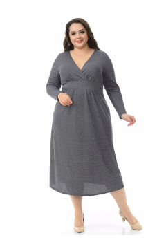 Платье "ЛаТэ" 2111706 (Сине-серебристый)