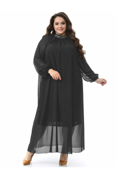 Платье "ЛаТэ" 210211 (Черный)