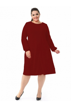 Платье "ЛаТэ" 2128905 (Бордовое)