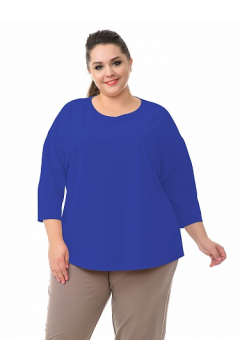 Блуза "ЛаТэ" 2128703 (Васильковый)