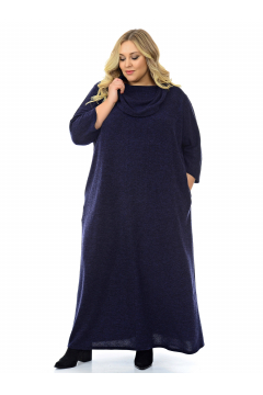 Платье "ЛаТэ" 2130602 (Темно-синий)