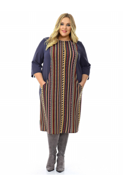 Платье "ЛаТэ" 2125305 (Мультиколор)