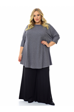 Туника "ЛаТэ" 2127809 (Темно-синий меланж)