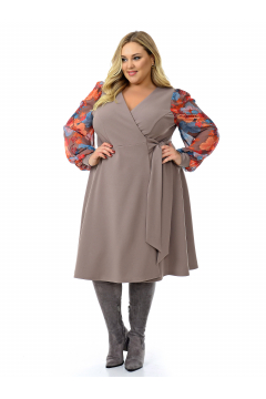 Платье "ЛаТэ" 2129905 (Кофе)