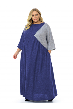 Платье "ЛаТэ" 2130703 (Васильковый)