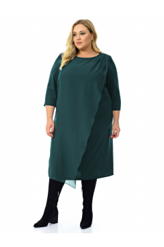 Платье "ЛаТэ" 2131303 (Изумрудный)