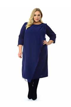 Платье "ЛаТэ" 2131302 (Темно-синий)