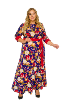 Платье "ЛаТэ" 175618 (Мультиколор)