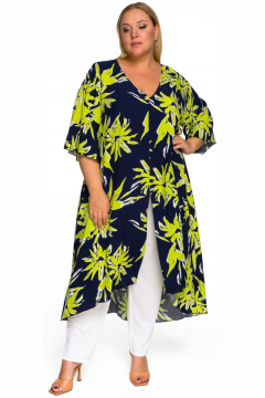 Туника "ЛаТэ" 2216537 (тропические листья)
