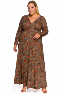 Платье "ЛаТэ" 2220515 (Принт "цветы и пряности")