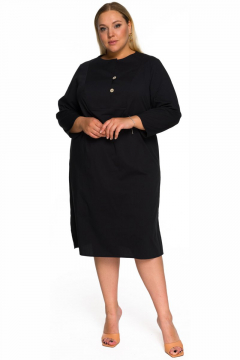 Платье-туника "ЛаТэ" 2231601 (Черный)