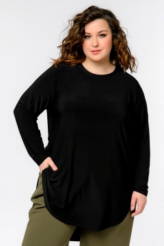 Туника удлиненная "ЛаТэ" 2435501 (Черный)