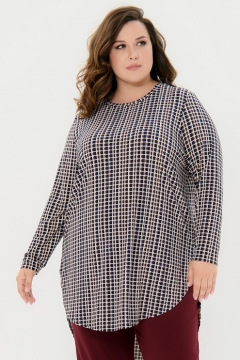 Туника "ЛаТэ" 2535518 (Принт "цепочки")