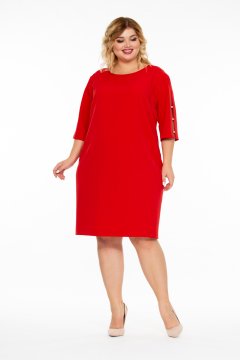 Платье "Карес" (Красный)