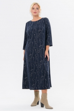 Платье "ЛаТэ" 2940605 (Темно-синий)